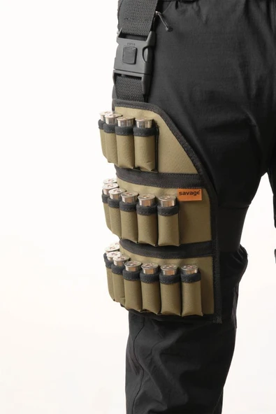 Bacak Fişekliği - Savage - Haki - 18'li - Resim 4
