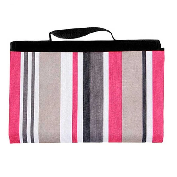 Piknik Kamp Örtüsü - Su Geçirmez - Madfox Skyloft - Red Stripe - 546255 - 4