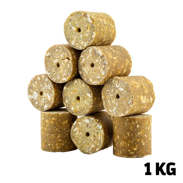 Sazan Yemi - Delikli Küspe - Mısır - Silindir - 1 KG Paket ürün görseli 1