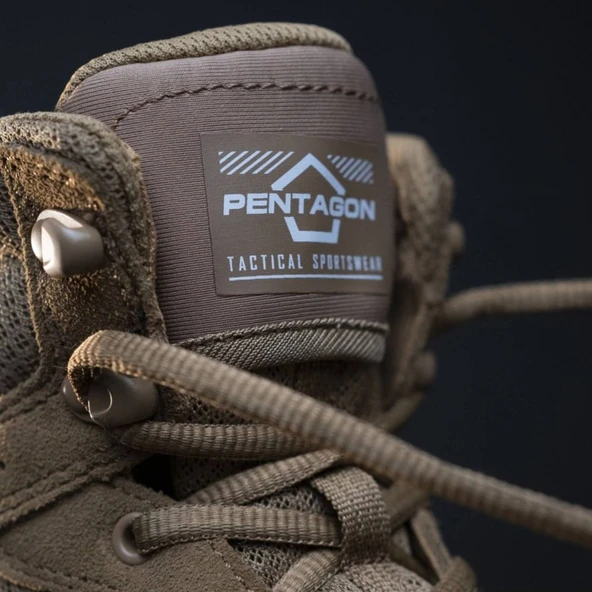 Taktikal Askeri Bot - Pentagon - Scorpion - Süet Kısa Boğaz - Coyote - K15045 - 3