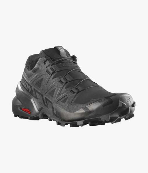 Salomon Speedcross 6 Erkek Koşu Ayakkabısı - Black/Black/Phantom - 3