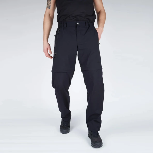 Taktikal Outdoor Pantolon - Kargo Cepli - Rogue Convertible - Şort - Siyah ürün görseli