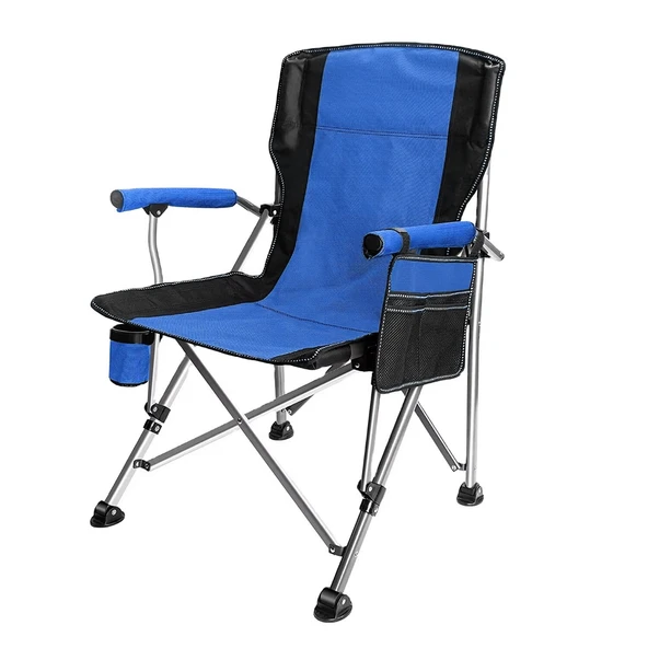 Katlanır Kamp Piknik Sandalyesi - Madfox Roxy - Mavi/Siyah - 546245 - Taşıma Çantalı