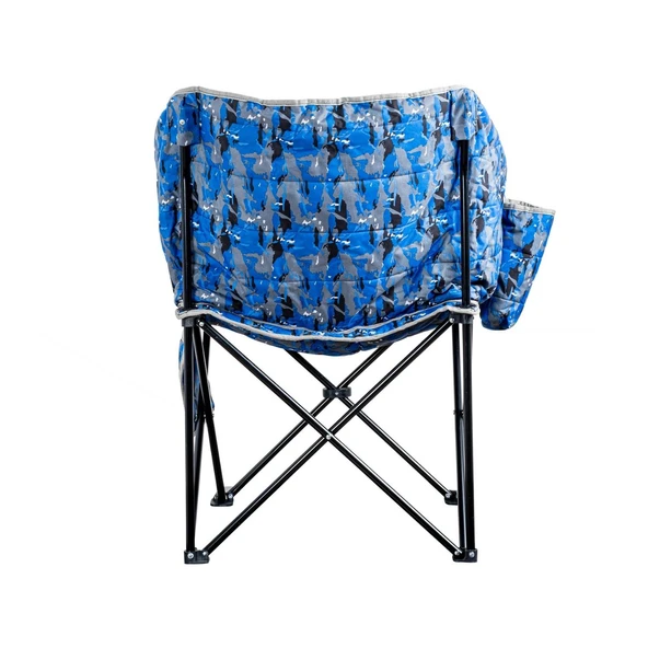 Argeus Balcony Comfort Katlanabilir Kamp Sandalyesi Mavi Kamuflaj - 3