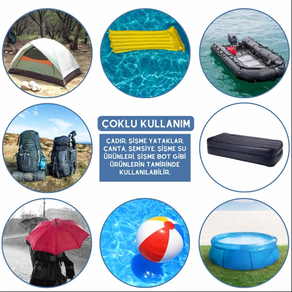 PVC Çizme Tamir Yaması - Haki - Tulum Çizme / Kasık Çizme - 4