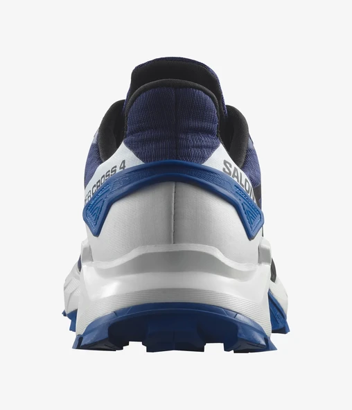 Salomon Supercross 4 Erkek Koşu Ayakkabısı - Blue Print/Black/Lapis Blue - 4