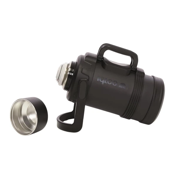 Çelik Termos - Igloo - Big Barrel - 4 lt - Siyah - 205679 - Resim 5