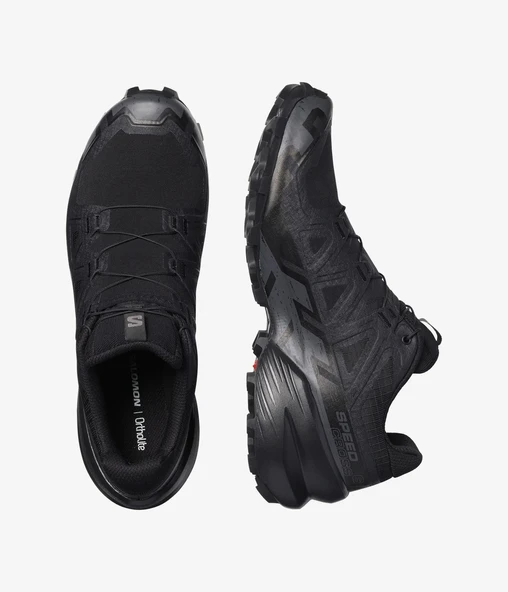 Salomon Speedcross 6 Erkek Koşu Ayakkabısı - Black/Black/Phantom - 5