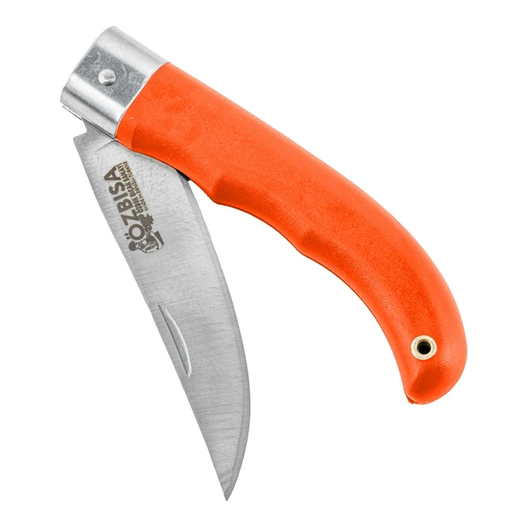 Katlanır Cep Çakısı - Özbısa - El Yapımı - No:2 - Turuncu - 3