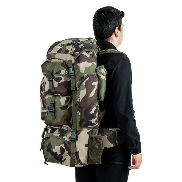 Outdoor Sırt Çantası - Savage Ventura - 110 LT. - Kamuflaj - HH05328 - 5