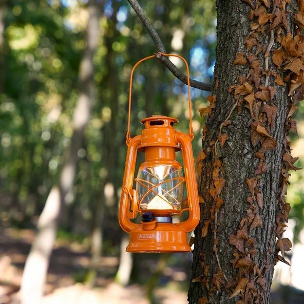 Retro Gemici ve Kamp Lambası - Orcamp - Turuncu (OUT-4210) ürün görseli
