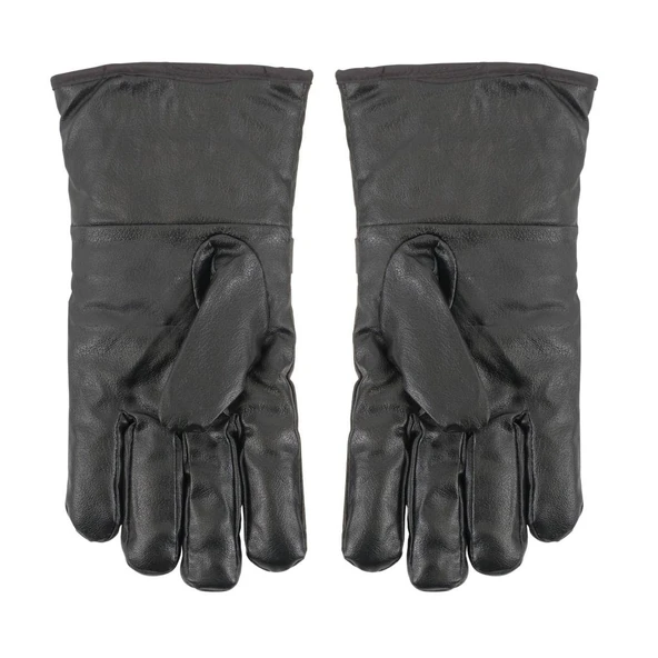 Erkek Deri Eldiven - İçi Peluşlu - Savex - Siyah - 137-E - 2