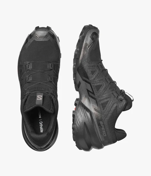 Salomon Speedcross 6 Kadın Koşu Ayakkabısı - Black/Black/Phantom - 5