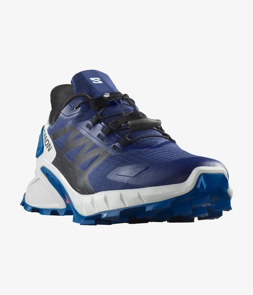 Salomon Supercross 4 Erkek Koşu Ayakkabısı - Blue Print/Black/Lapis Blue - 3
