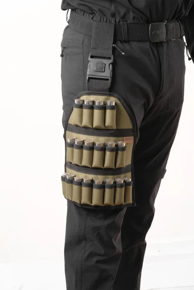 Bacak Fişekliği - Savage - Haki - 18'li - Resim 3