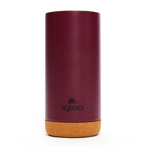 Çelik Mug Termos - Igloo - Cork - 500ml - Bordo - 205695 - 2