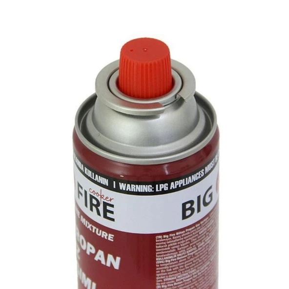 Kamp Ocak Gazı - Valfli Kartuş - Big Fire Power - 227gr - BGF-227 - 5