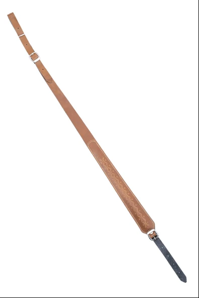 Tüfek Askı Kayışı - Savage - Lüks Deri -Taba