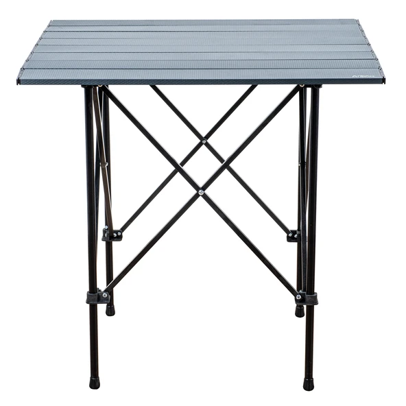 4 Adet Katlanır Kamp Sandalyesi ve Alüminyum Masa Seti - Rock Dark - Bej - Taşıma Çantalı - Resim 5