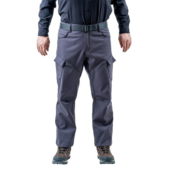 İçi Polarlı Softshell Pantolon - Su Rüzgar Geçirmez - Savage - Antrasit - Tactical Pantolon - 1