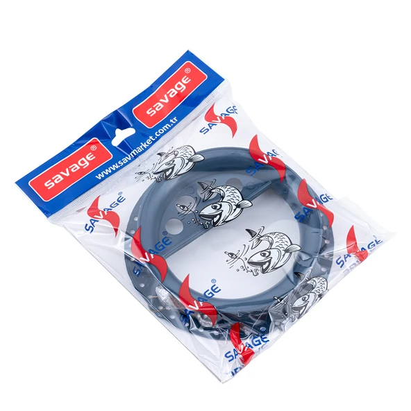 Sazan El Oltası Takımı - Büyük Kasnak - Savage - 3 İğneli - Dip Olta - Kurşunlu - 4