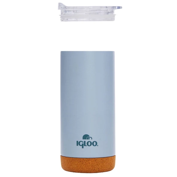 Çelik Mug Termos - Igloo - Cork - 500ml - Duman Mavi - 205695 - 3