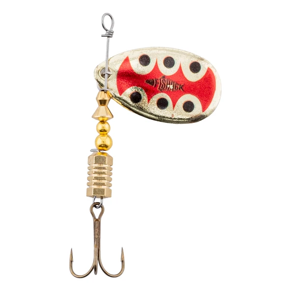 Döner Kaşık - Fishack GlideX - Golden Ladybug - 5g - No:2 - Alabalık/Turna/Levrek Olta Kaşığı - Resim 2