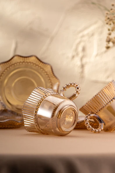 Hatrı Var Amber 80 ml 6'lı Kahve Fincanı Takımı - 8