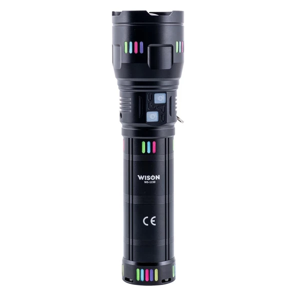 Şarj Edilebilir El Feneri - Wison - 5500 Lümen - 60 Watt