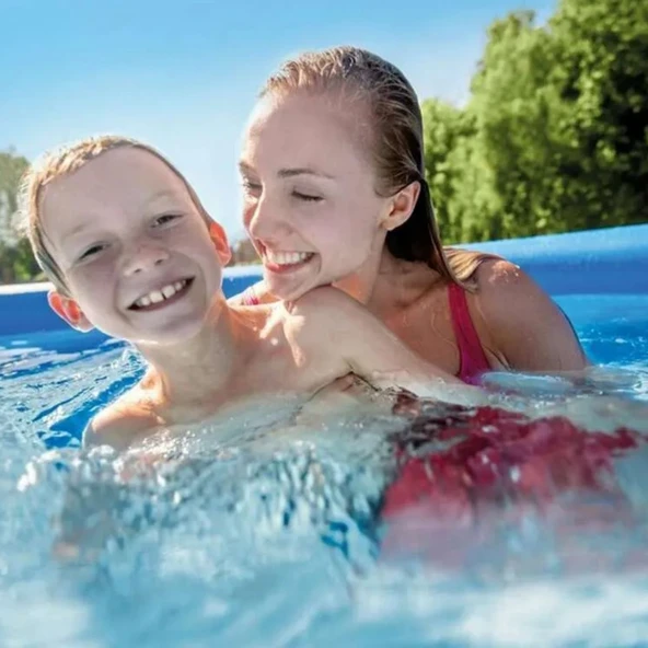 Şişme Aile Havuzu - Intex - Easy - Mavi - 366 x 76 cm (28130) - 4