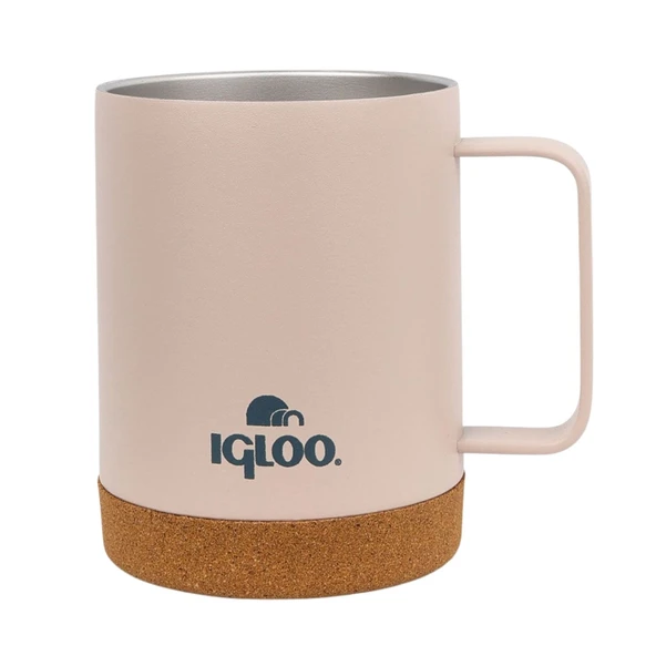 Çelik Mug Termos - Igloo - Cork - 350ml - Bej - 205696 - 2