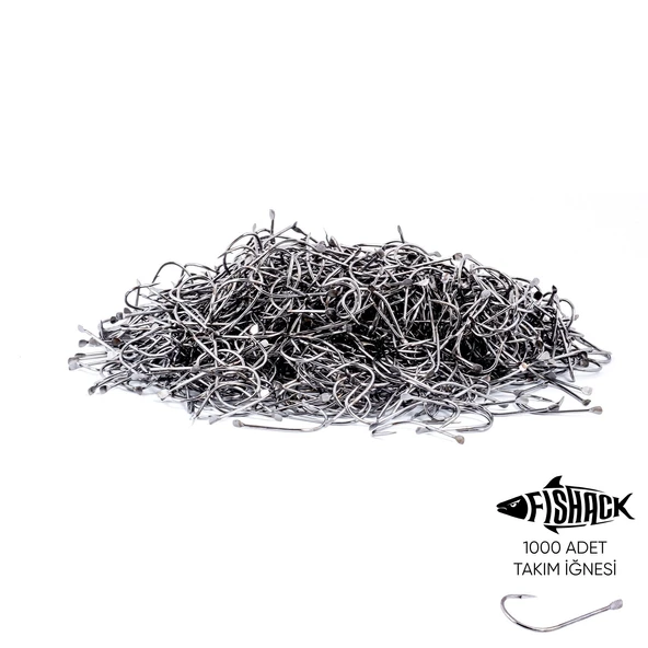 Olta İğnesi - Fishack 505 - No: 1/0 (1000'li Paket)