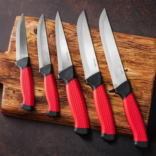 Kasap Bıçağı - Lazoğlu - No:3 - El Yapımı - Kesme - Kurban - Silikon Saplı - 2