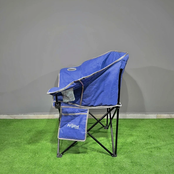 Argeus Nevgrande Comfort Katlanabilir Kamp Sandalyesi Mavi - 8
