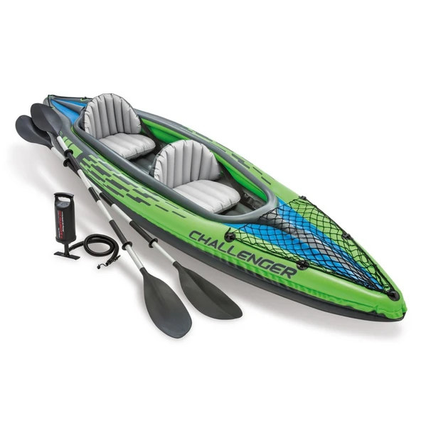 Şişme Kano Seti - Challenger K2 - Intex - Pompa Kürek Seti (68306) ürün görseli 1