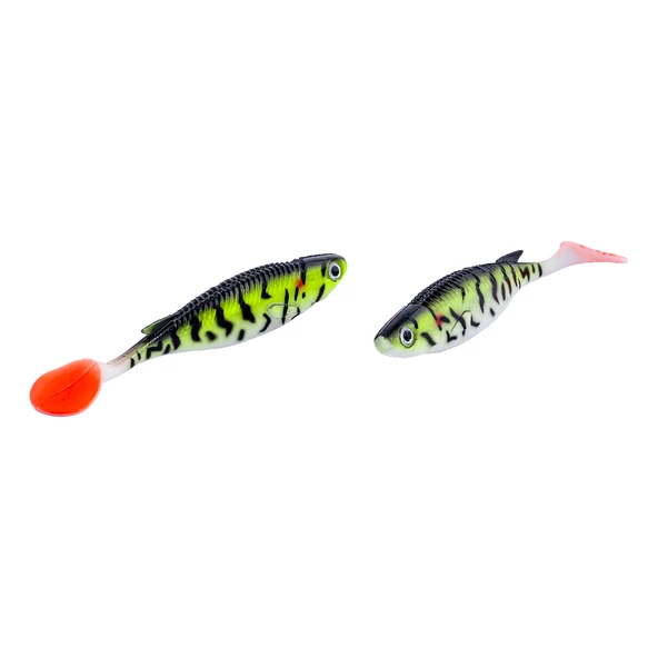 Silikon Balık - 10g 100mm - Fishack PredatorX - UV Boyalı - Bleed - 2