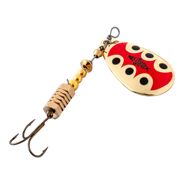 Döner Kaşık - Fishack GlideX - Golden Ladybug - 7g - No:3 - Alabalık/Turna/Levrek Olta Kaşığı ürün görseli