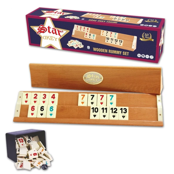 Star Oyun Star Ağaç Okey Takımı - 2