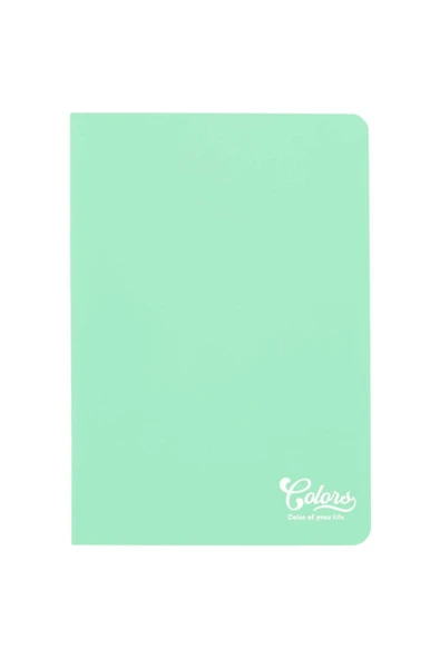 Colors A5 40 Yaprak KARELİ Karton Kapak Yeşil - 1