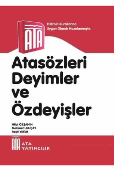Ata Yayıncılık Atasözleri, Deyimler Ve Özdeyişler (karton Kapak) - 2