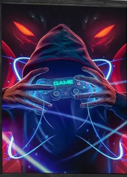 Gamer Oyuncu Odası Özel  Kanvas Tablo - 2