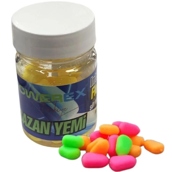 Powerex Süper Yumuşak Karışık Renkli Süt Mısır Aromalı Sazan Yemi