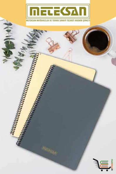 Karina 60 Yaprak KARELİ PP Kapak Pastel Mix