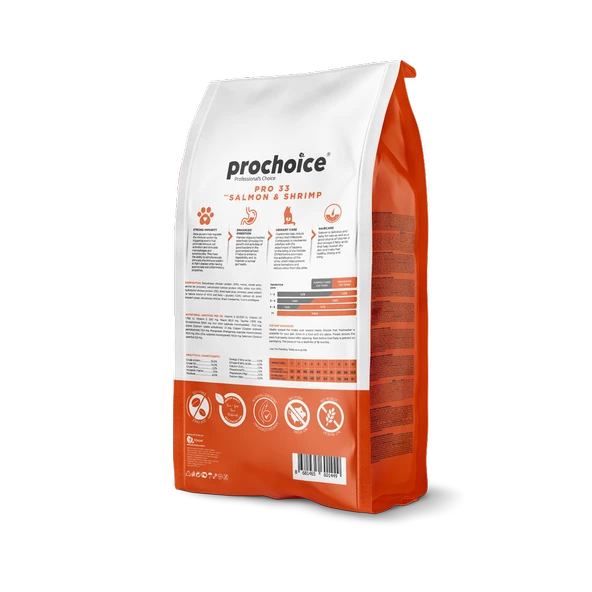 Prochoice Kısırlaştırılmış Kediler İçin, Hipoalerjenik, Somon Balıklı Ve Karidesli Kuru Mama 2 kg - 2