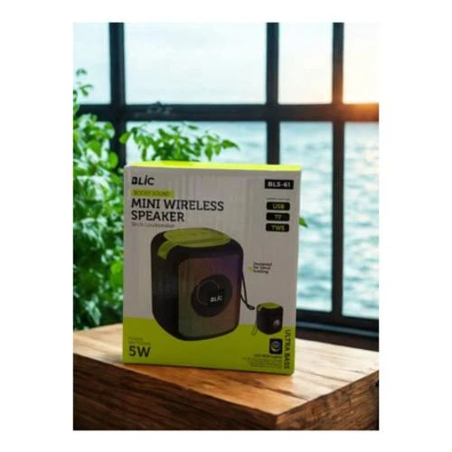 Bls61 800MAH Bataryalı Tws Tf Kart Flash Bellek Destekli Taşınabilir Bluetooth Hoparlör ürün görseli 1