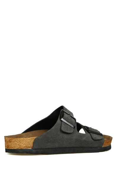 HAMMER JACK Orthopedix Haru Çift Bantlı Tokalı Rahat Unisex Terlik 503 01 - Resim 8