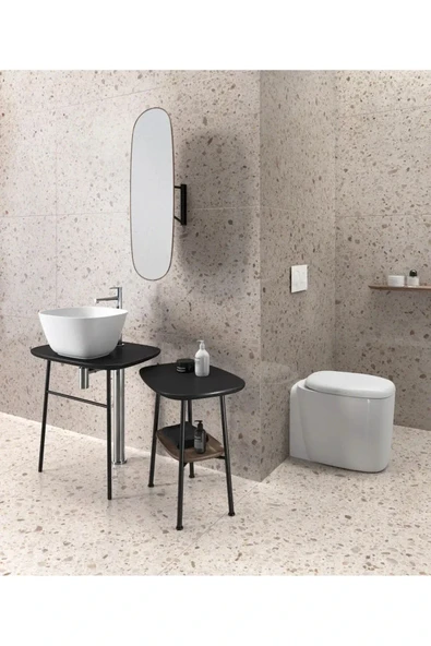 Vitra A42557 Origin Yüksek Lavabo Bataryası Krom - Resim 5