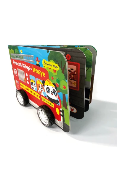 Oyuncak Kitap - İtfaiye (Gerçek Tekerlekli) - Resim 2