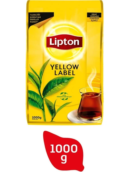 Lipton Yellow Label Dökme Siyah Çay 1000 Gr