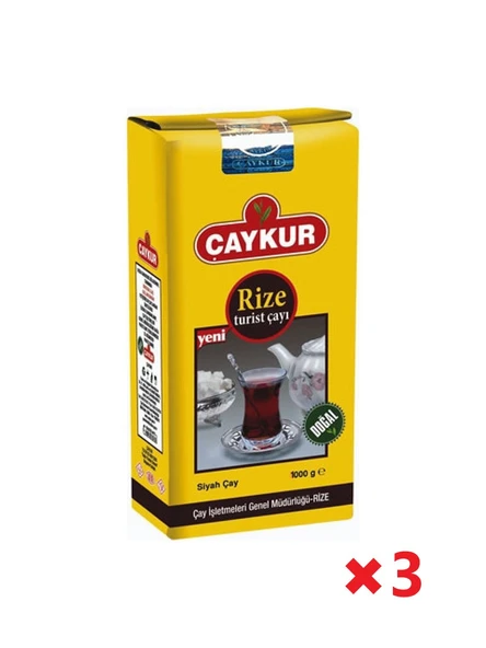 Çaykur Rize Turist Dökme Çay 1000g x 3